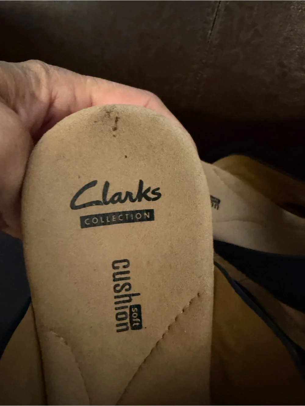 Clarks casual wedge
